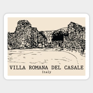 Villa Romana del Casale - Italy Magnet